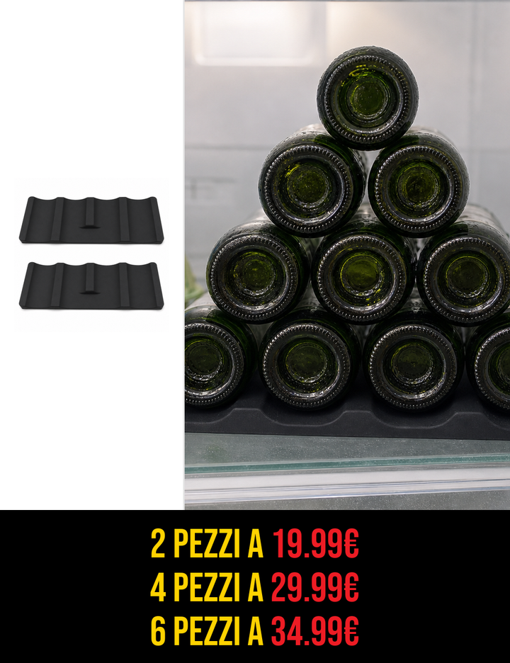 FermaBottigliePRO™ - Organizza bevande e lattine nel frigo in pochi secondi!