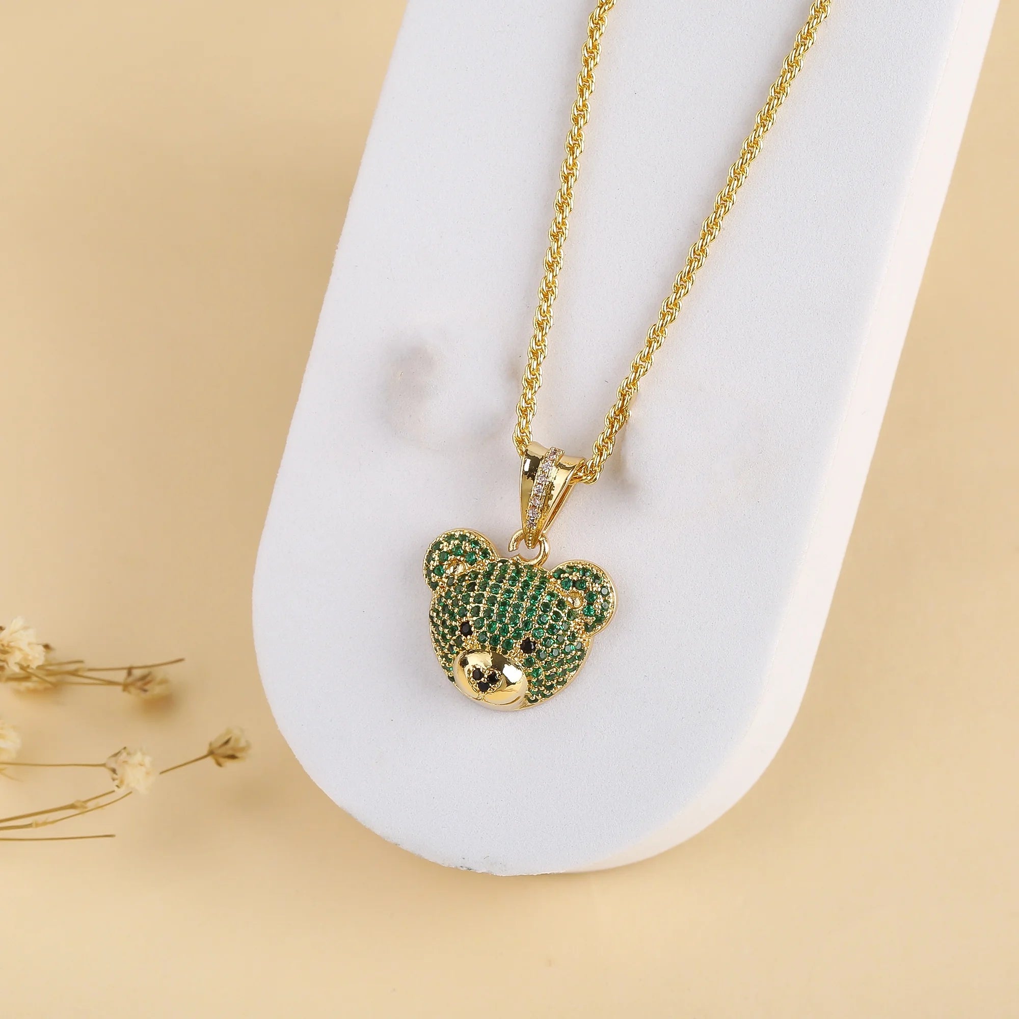 Collana e Orecchini Orsacchiotto Diamantato | CONFEZIONE REGALO INCLUSA