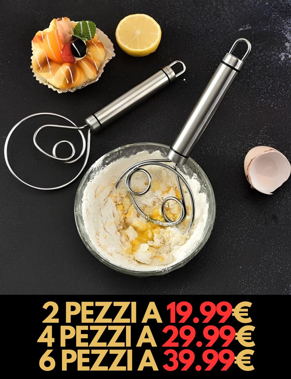 ImpastatuttoINOX  - La Frusta Perfetta per Ogni Impasto