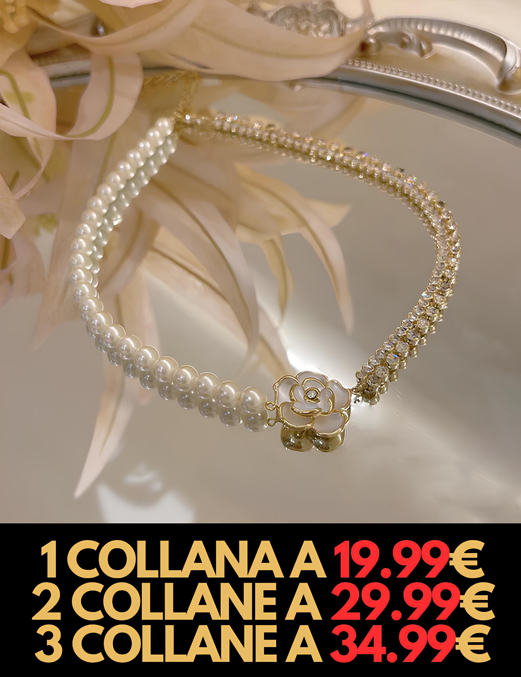 Collana Rosa Infinita™ | CONFEZIONE REGALO IN OMAGGIO