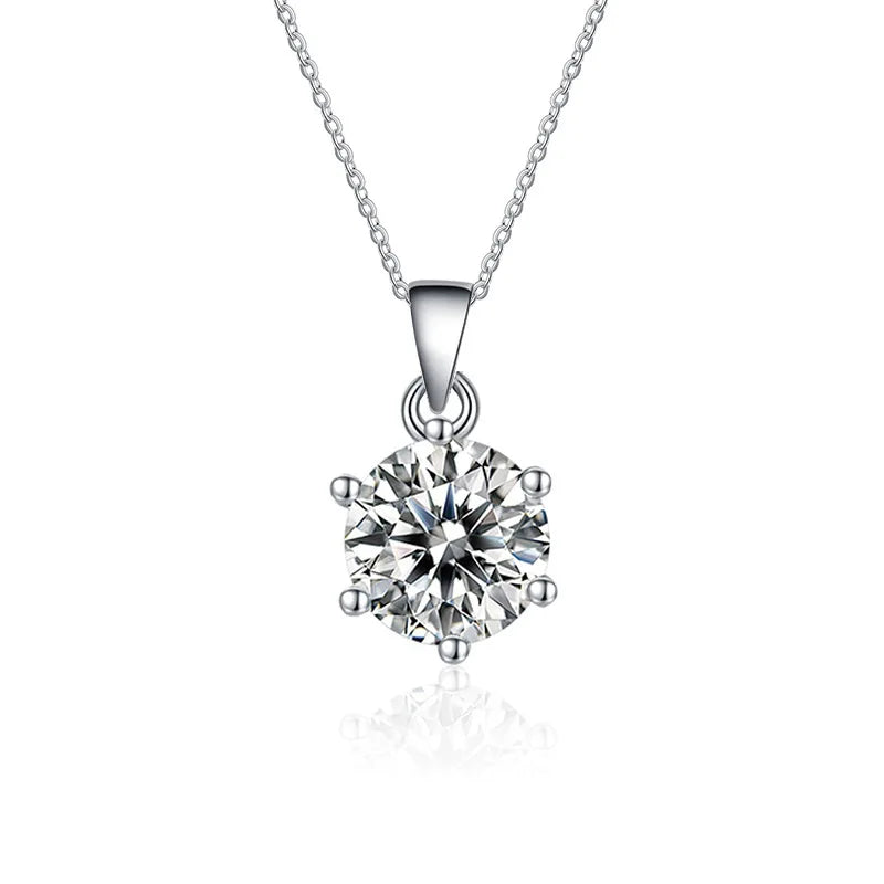 Solitari 1ct Moissanite | Collane, Anelli e Orecchini | Confezione regalo inclusa