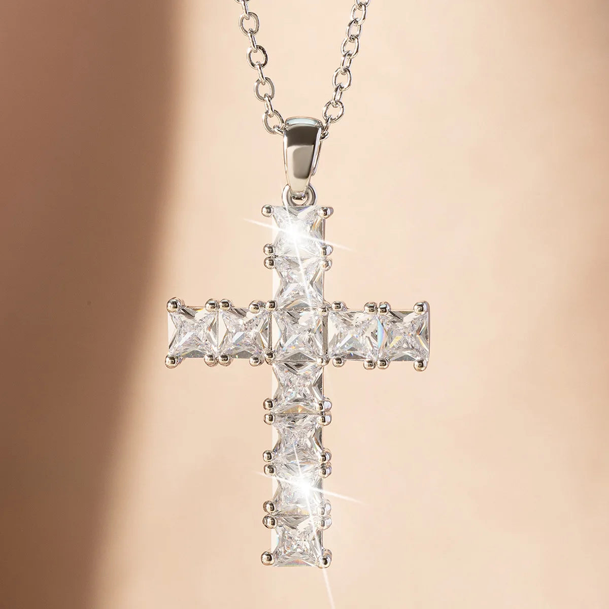 Collana Croce Brillante | CONFEZIONE REGALO INCLUSA