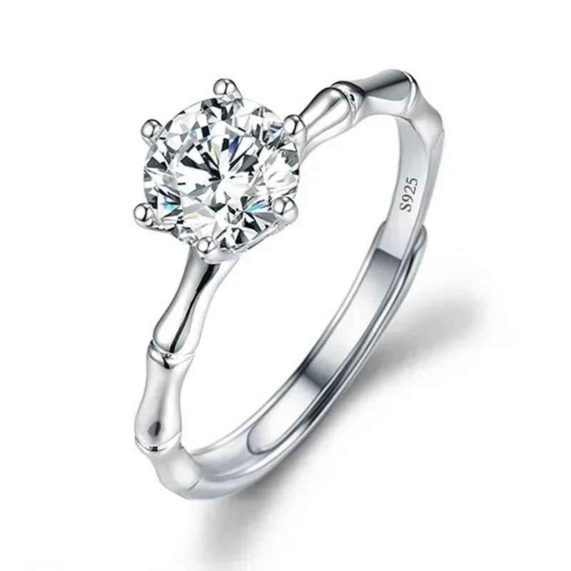 Solitari 1ct Moissanite | Collane, Anelli e Orecchini | Confezione regalo inclusa