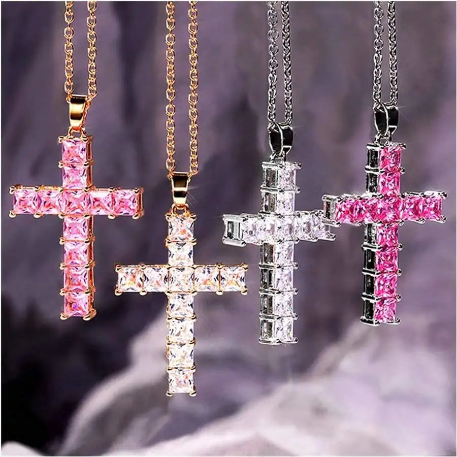 Collana Croce Brillante | CONFEZIONE REGALO INCLUSA