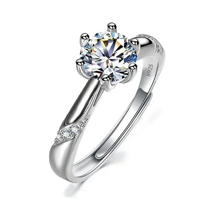 Solitari 1ct Moissanite | Collane, Anelli e Orecchini | Confezione regalo inclusa