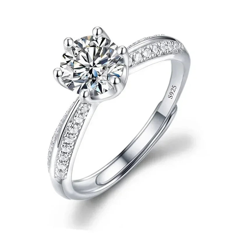 Solitari 1ct Moissanite | Collane, Anelli e Orecchini | Confezione regalo inclusa