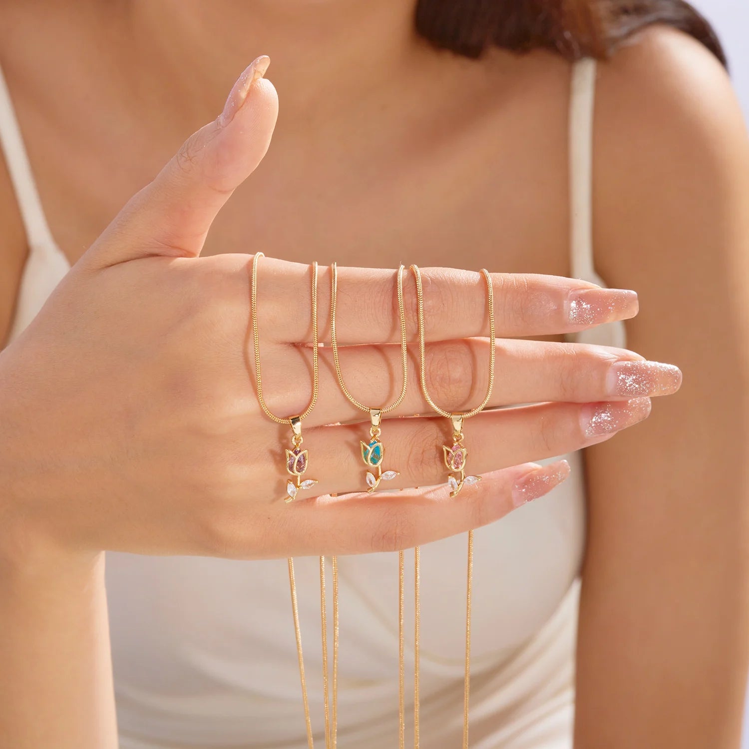 Collana Tulipano Fiorito | CONFEZIONE REGALO INCLUSA!