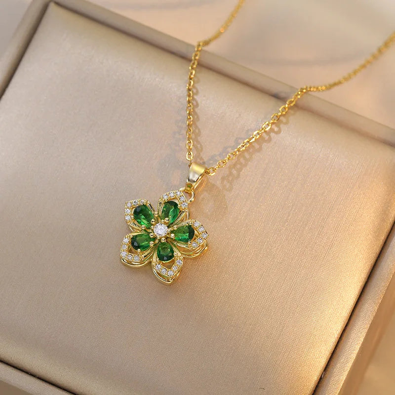 Collana Fiore Girevole | CONFEZIONE REGALO INCLUSA!