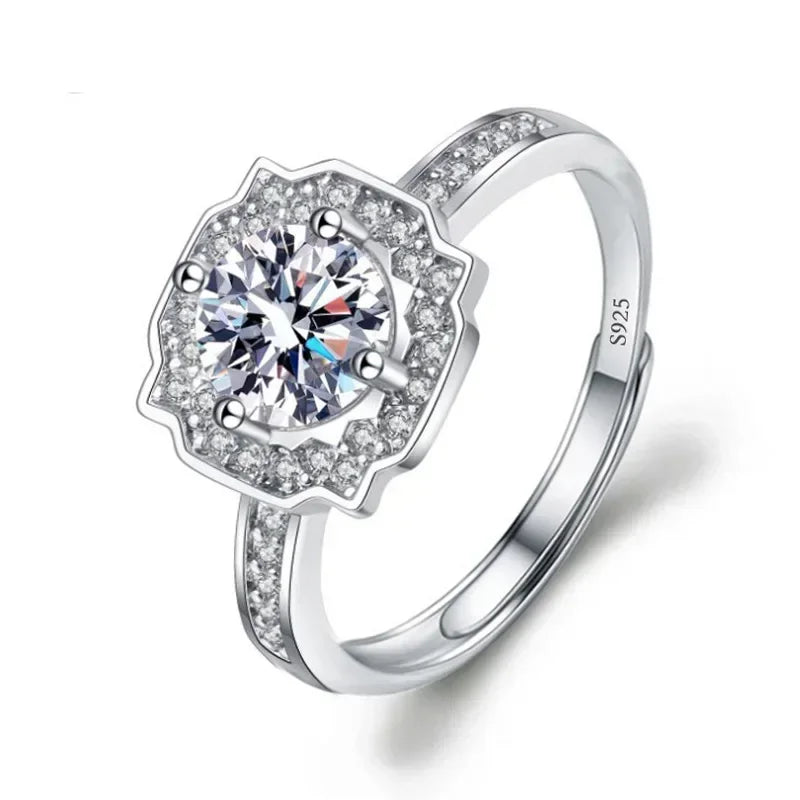 Solitari 1ct Moissanite | Collane, Anelli e Orecchini | Confezione regalo inclusa