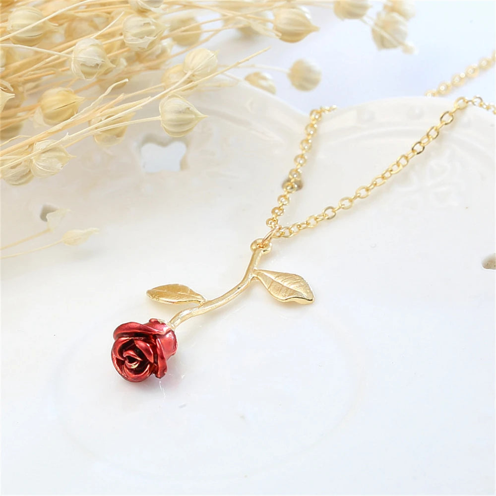 Collana Rosa 3D | CONFEZIONE REGALO INCLUSA!
