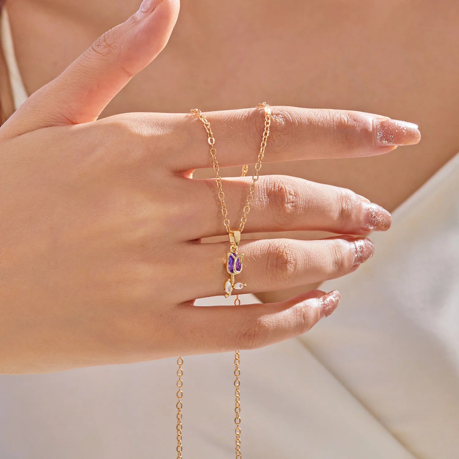 Collana Tulipano Fiorito | CONFEZIONE REGALO INCLUSA!