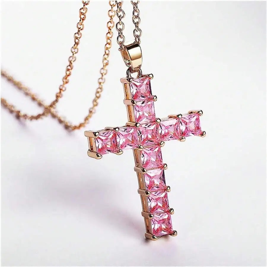 Collana Croce Brillante | CONFEZIONE REGALO INCLUSA