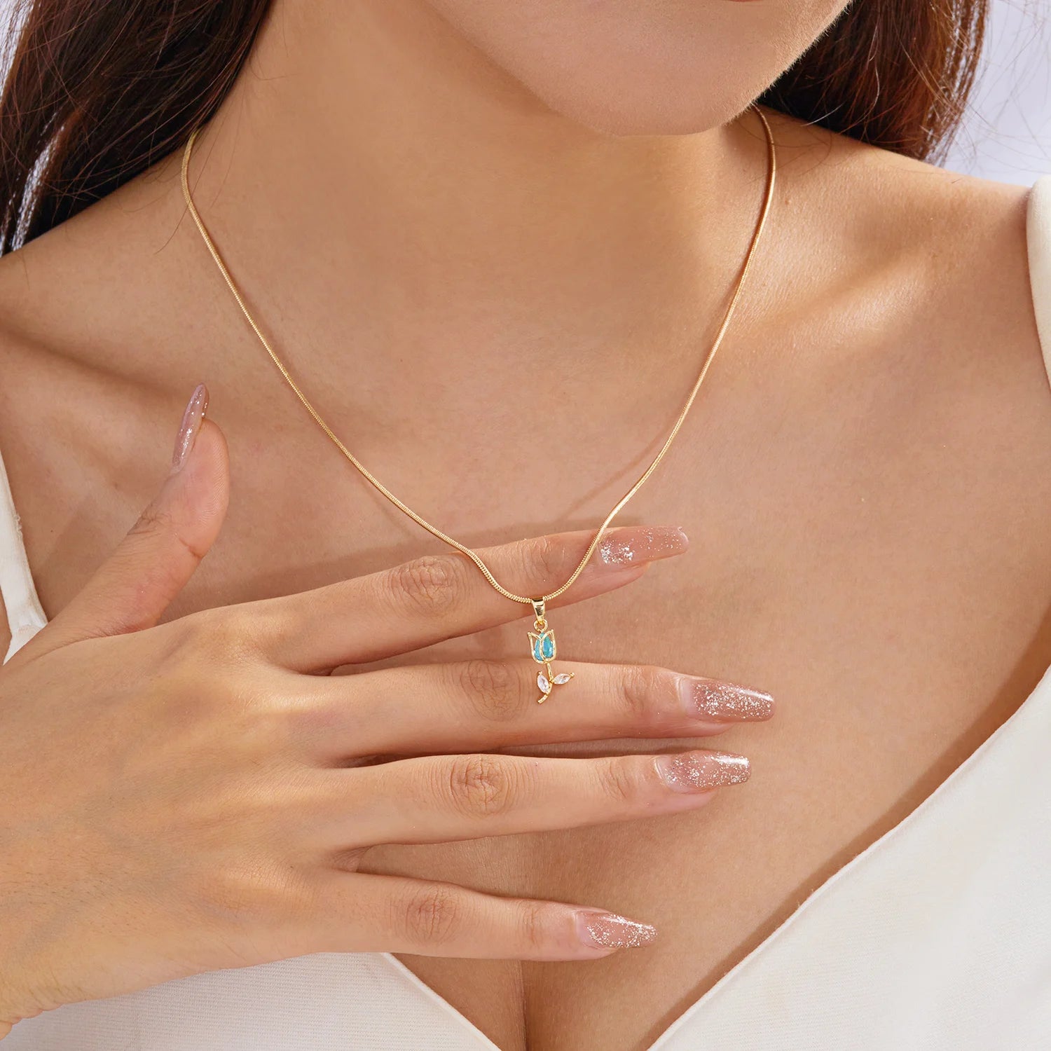 Collana Tulipano Fiorito | CONFEZIONE REGALO INCLUSA!
